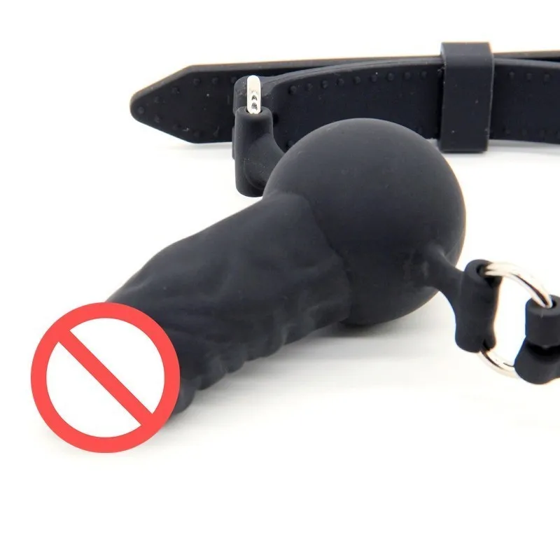 Silicone Mouth Gag Oral Sex Bondage Mouth Ball Plug Dildo Gag Adult Restraint BDSM Sex Toys Drop Shipping Silicone Mouth Gag Oral Sex Bondage Mouth Ball Plug Dildo Gag Adult Restraint BDSM Sex Toys Drop Shipping