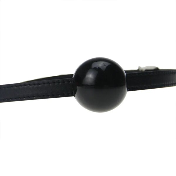 Sex Toys BDSM Leather silicone solid Ball Mouth Gag Slave Oral Fixation mouth stuffed Adult Games For Couples Flirting