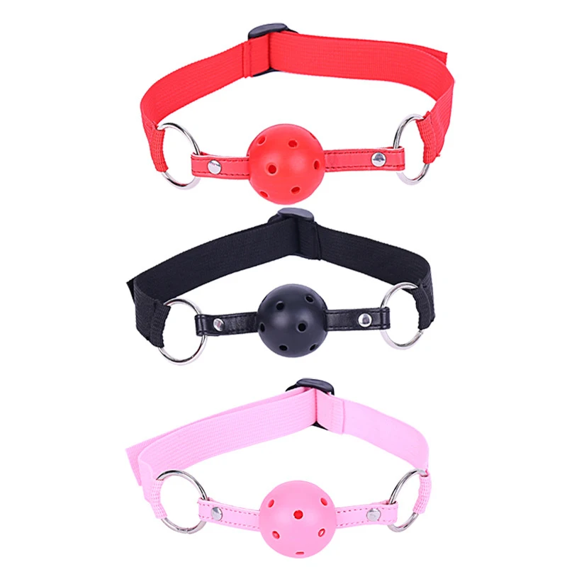 Sex Toys Mouth Plug Mouth Ball Erotic Sex Accessories Adult Games Mouth Gag Ball For Women Couple BDSM Bondage