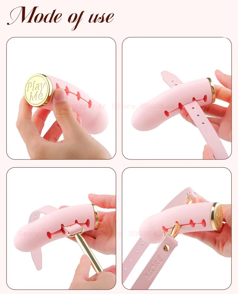 Adjusting Bondage Deep Throat Mouth Plug Leather Mouth Balls Bdsm Mouth Gag Sex Toys Flirt Sex Tools Simulation Dildo For Female