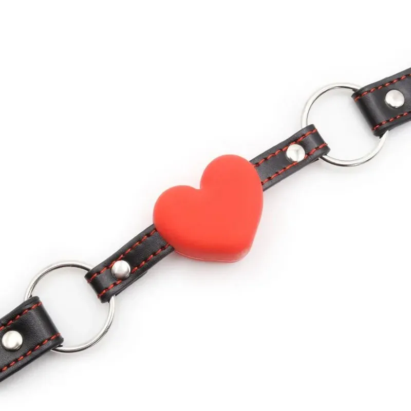 1pc Soft Silicone Heart Open Mouth Gag Ball BDSM Adjustable Bondage Ball Gag Erotic Sex Toys for Woman Couples Adult Sex Games 1pc Soft Silicone Heart Open Mouth Gag Ball BDSM Adjustable Bondage Ball Gag Erotic Sex Toys for Woman Couples Adult Sex Games