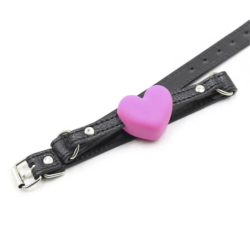 1pc Soft Silicone Heart Open Mouth Gag Ball BDSM Adjustable Bondage Ball Gag Erotic Sex Toys for Woman Couples Adult Sex Games 1pc Soft Silicone Heart Open Mouth Gag Ball BDSM Adjustable Bondage Ball Gag Erotic Sex Toys for Woman Couples Adult Sex Games