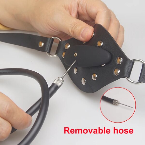 BDSM Slave Mouth Gag Ball,Huge Inflatable Butt Pug Anal Dilator Dildo Training Buttplug Silicone,Bondage,Sex Toys For Couples