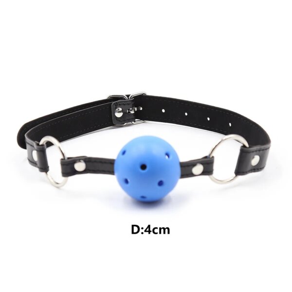 Hollow Black Ball Mouth Ball Gag for Mouth Cork Sex Stopper Romance Loving Joy Adults Sex Games Lingeri for Sex 18
