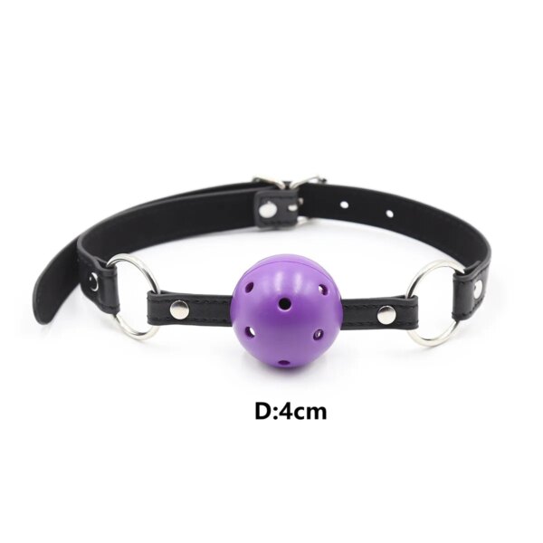 Hollow Black Ball Mouth Ball Gag for Mouth Cork Sex Stopper Romance Loving Joy Adults Sex Games Lingeri for Sex 18