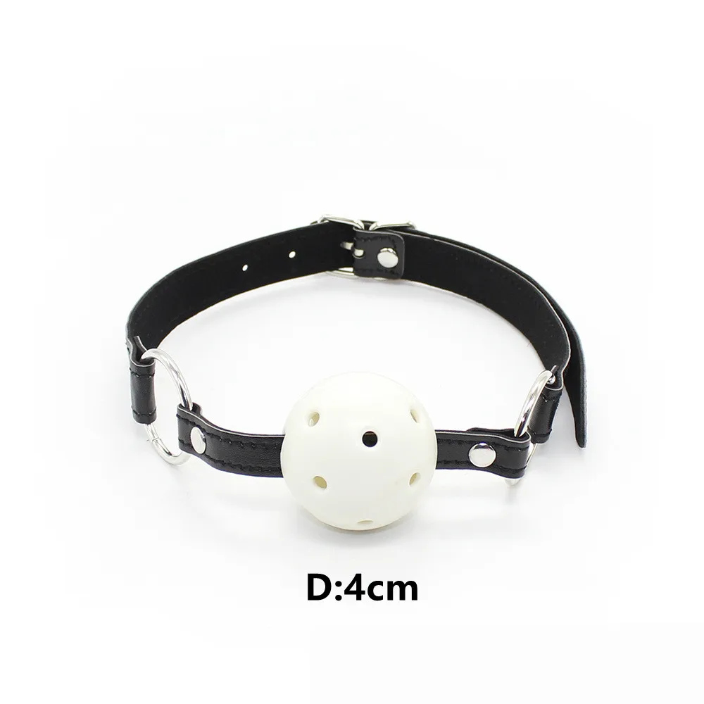 Hollow Black Ball Mouth Ball Gag for Mouth Cork Sex Stopper Romance Loving Joy Adults Sex Games Lingeri for Sex 18