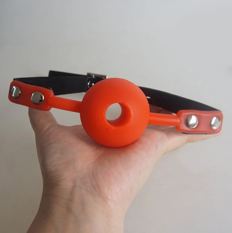 BDSM Silicone Ball Gag,Slave Mouth Gags Bondage Restraints Restriction,Submissive,Sex Toys for Couples,Role Play Adult Games