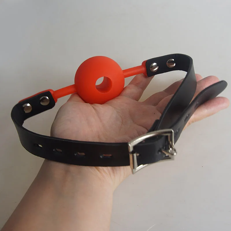 BDSM Silicone Ball Gag,Slave Mouth Gags Bondage Restraints Restriction,Submissive,Sex Toys for Couples,Role Play Adult Games