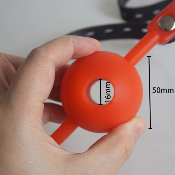 BDSM Silicone Ball Gag,Slave Mouth Gags Bondage Restraints Restriction,Submissive,Sex Toys for Couples,Role Play Adult Games