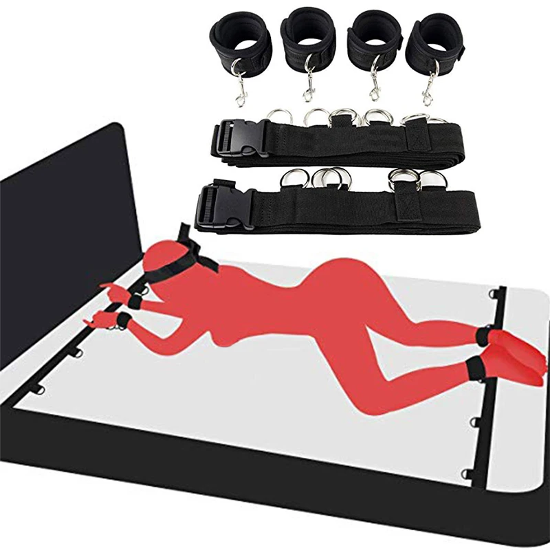 Sex Furniture Handcuffs Ankle Cuffs BDSM Bondage Set Restraint Gear Open Leg Fetish Adult Sex Toys For Couples Games Sex Product Sex Furniture Handcuffs Ankle Cuffs BDSM Bondage Set Restraint Gear Open Leg Fetish Adult Sex Toys For Couples Games Sex Product