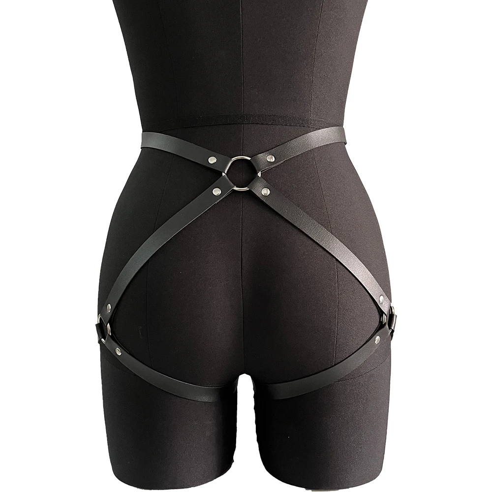 Women Sexy Leather Harness Belt Chest Harness Corset Fashion Leather Lingeire Garter Belt Gothic Punk Fetish Clothing Sex Toys Women Sexy Leather Harness Belt Chest Harness Corset Fashion Leather Lingeire Garter Belt Gothic Punk Fetish Clothing Sex Toys