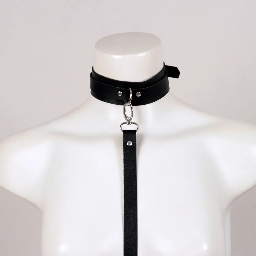UYEE Choker Harness Women Pu Leather Goth Collar Leash For Girl Aesthetic Fashion Sexу Women's Lingiere Belt Exotic Accessories