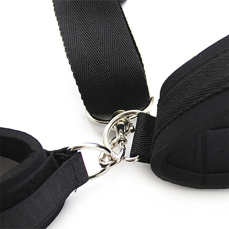 Adult Games Erotic Sex Toys For Woman Couples Slave Neck Handcuffs Nylon BDSM Bondage Restraints Collar Fetish Sex Products Gags