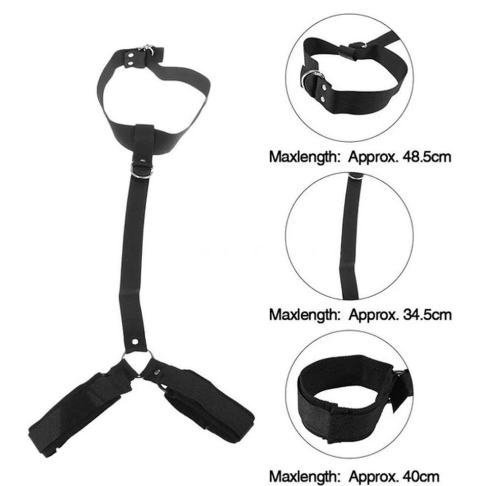 Adult Games Erotic Sex Toys For Woman Couples Slave Neck Handcuffs Nylon BDSM Bondage Restraints Collar Fetish Sex Products Gags