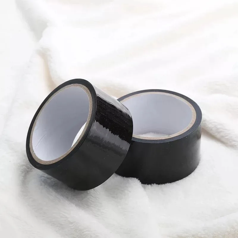 Sticky SM Bondage PVC Static Tape Fetish Restraints Belt BDSM Slave Game Binding  Harness Erotic Adult Sex toys for Couple