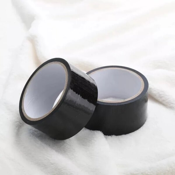 Sticky SM Bondage PVC Static Tape Fetish Restraints Belt BDSM Slave Game Binding  Harness Erotic Adult Sex toys for Couple