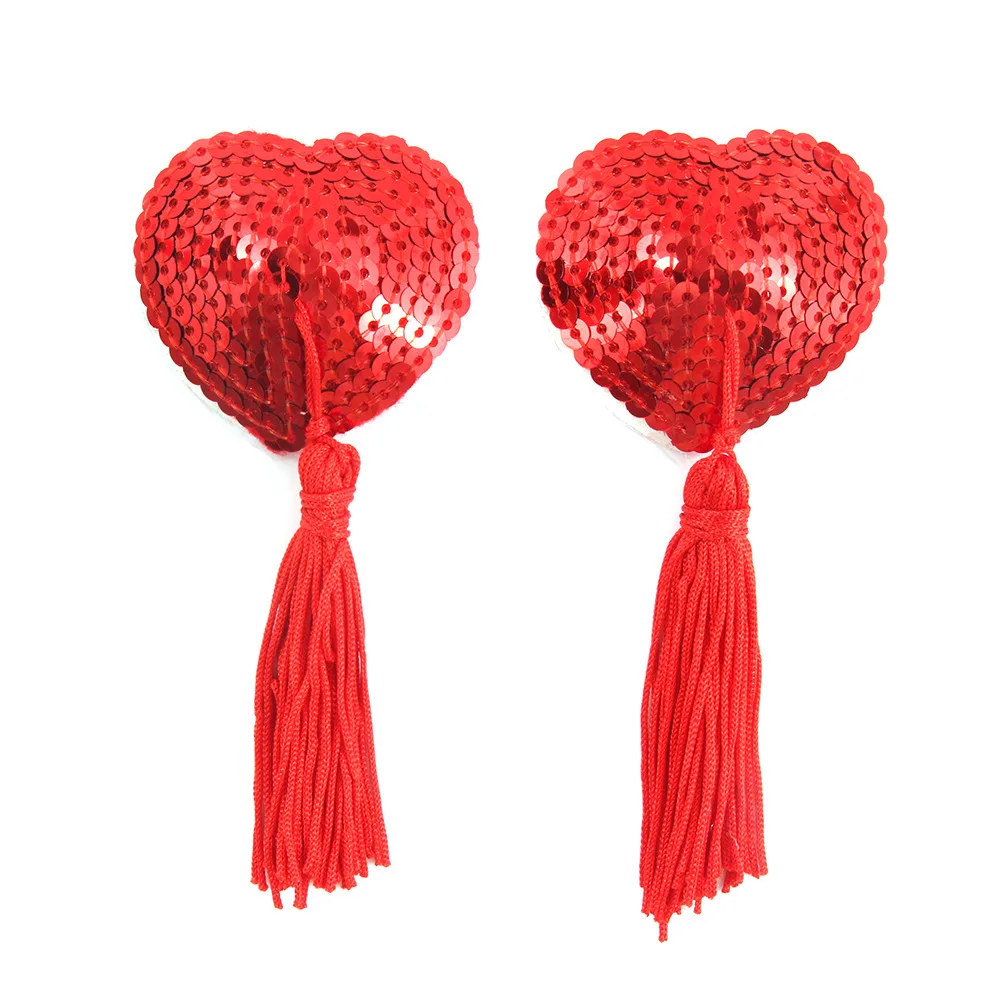 sexy nipple cover 1 Pair Sex Product Sexy Sequin Nipple Covers With Tassels Heart Shape Nipple Stickers Pasties Wholesale Chest sexy nipple cover 1 Pair Sex Product Sexy Sequin Nipple Covers With Tassels Heart Shape Nipple Stickers Pasties Wholesale Chest