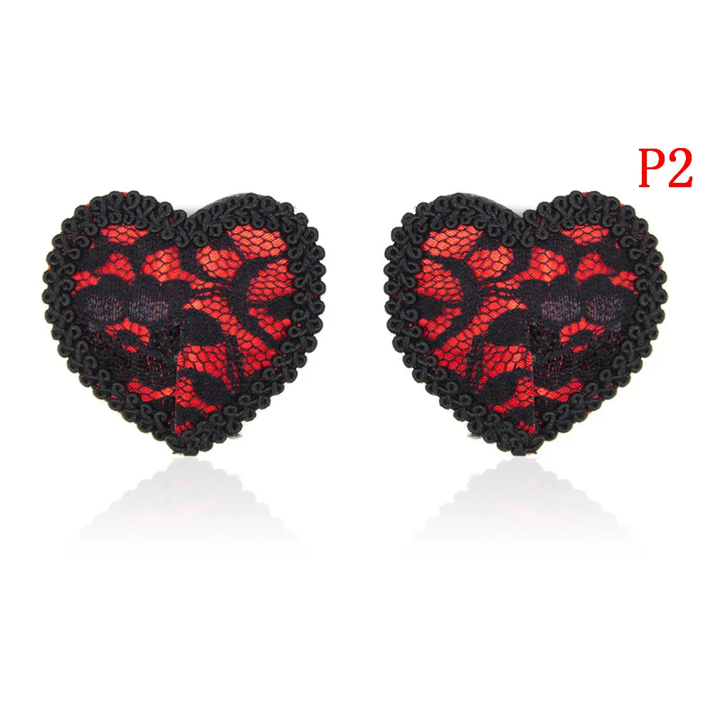 sexy sequin nipple covers with tassels heart Round Lace shape nipple stickers pasties wholesale chest stickers sex product