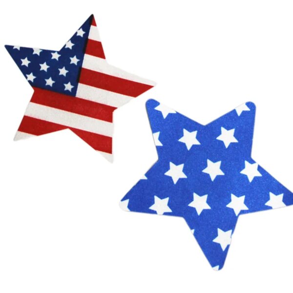 3 pair Sparkly Nipple Pasties USA  flag Stars Sexy Women Milk Paste Sequin erotic Breast Adhesive lingerie Sticker Sex Bra Cover