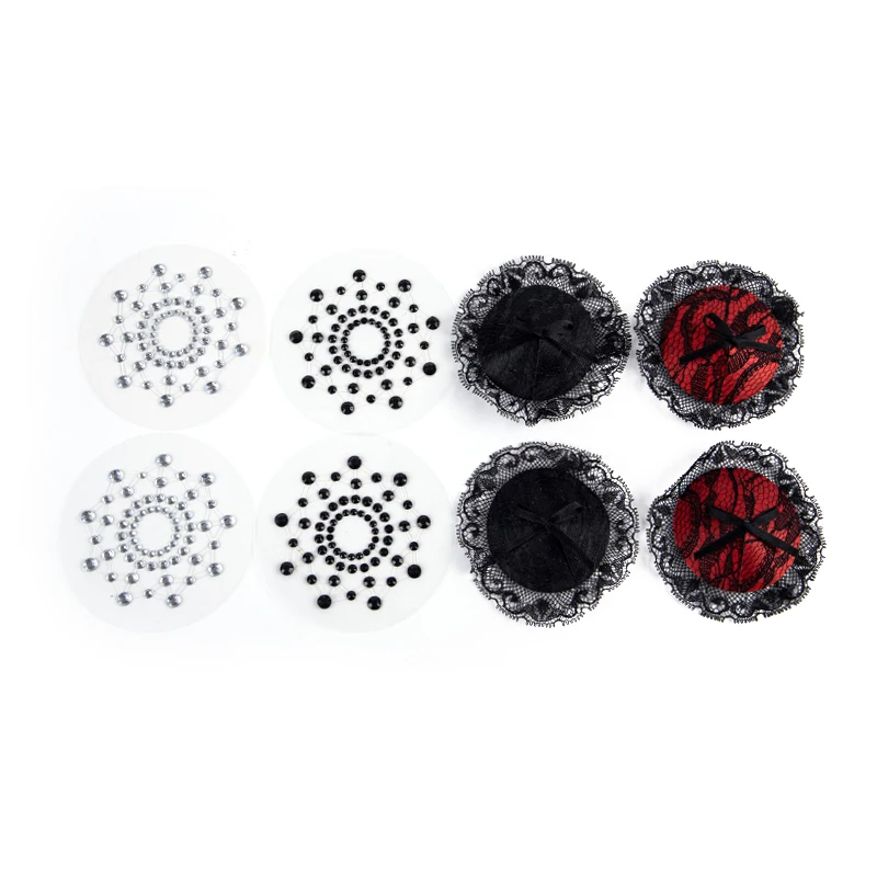 Fun Sexy Crystal Rhinestone Nipple Pasties Breast Sticker Sex Products Intimates Nipple Sticker