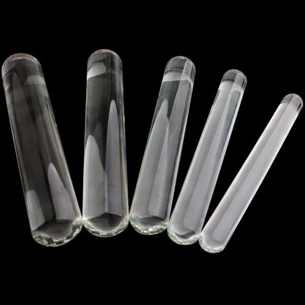 New Smooth Transparent Glass Dildo Large Big Size Glass Penis Double Dildos For Women Anal Dilator Plugs Sex Toys For Woman Men