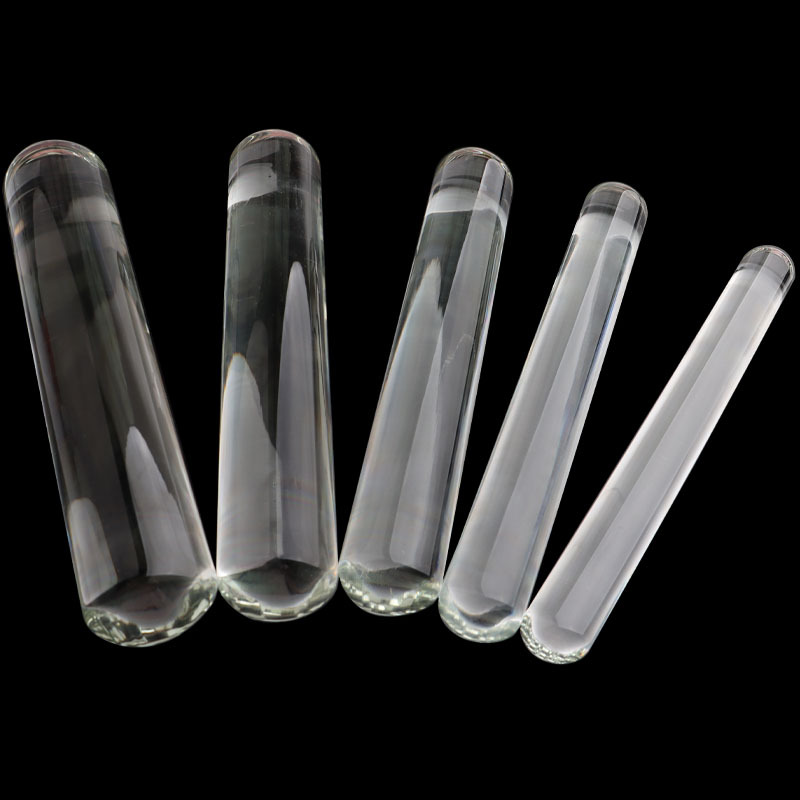 New Smooth Transparent Glass Dildo Large Big Size Glass Penis Double Dildos For Women Anal Dilator Plugs Sex Toys For Woman Men