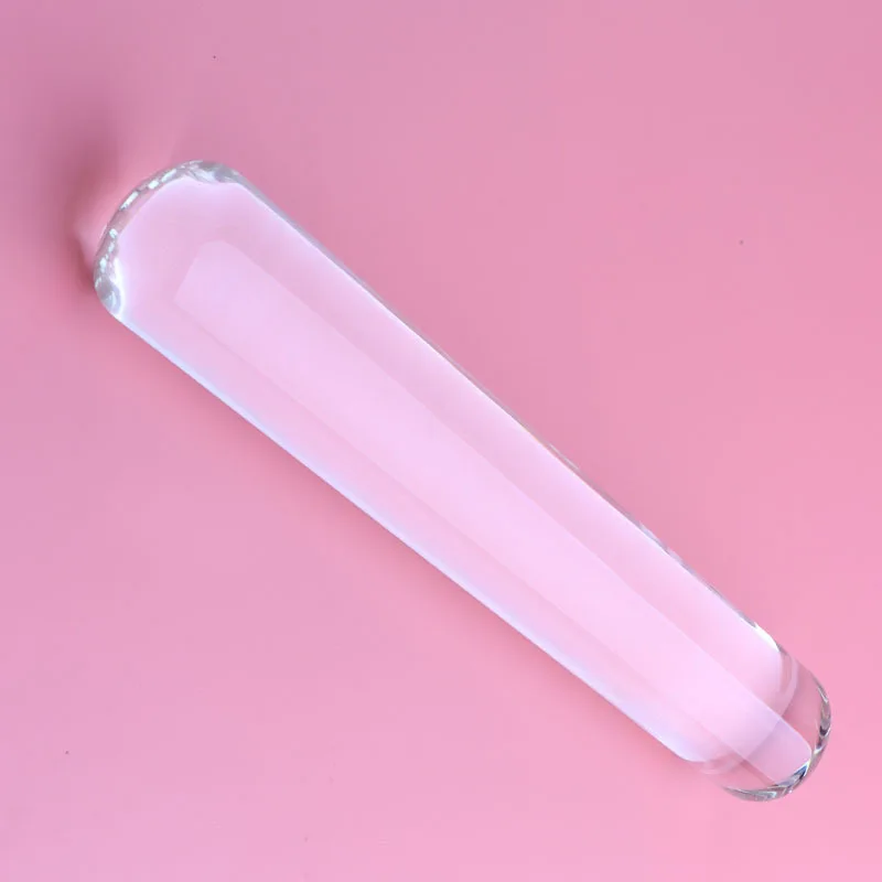 New Smooth Transparent Glass Dildo Large Big Size Glass Penis Double Dildos For Women Anal Dilator Plugs Sex Toys For Woman Men