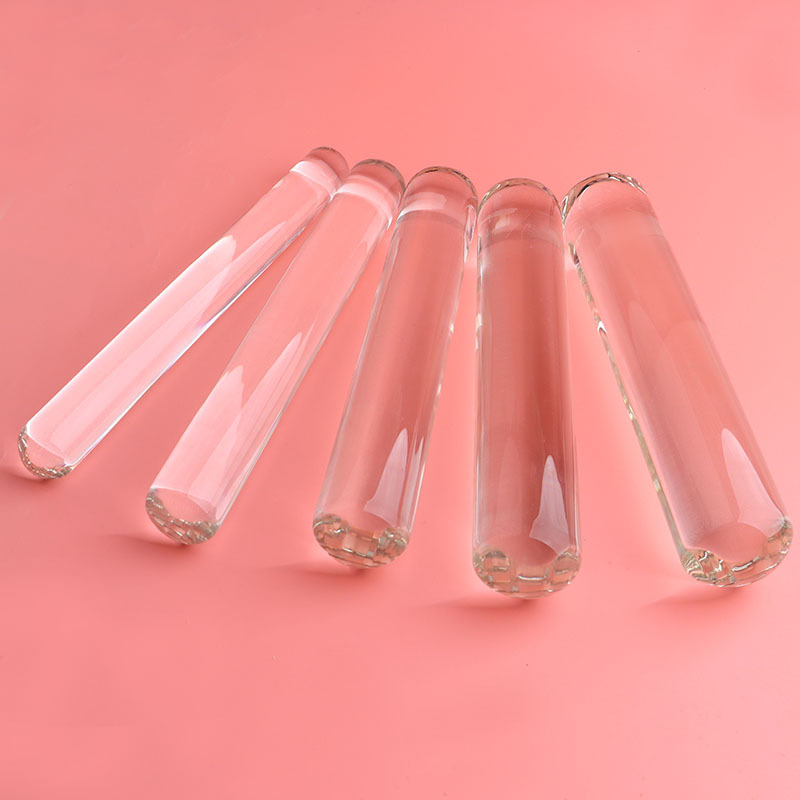 New Smooth Transparent Glass Dildo Large Big Size Glass Penis Double Dildos For Women Anal Dilator Plugs Sex Toys For Woman Men
