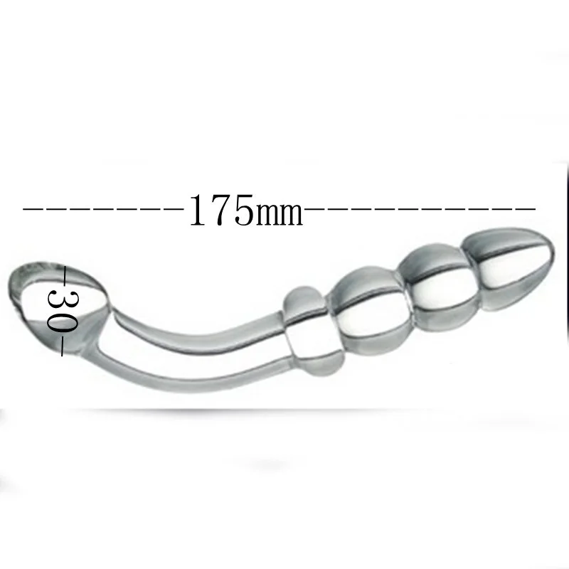 BDSM Sex crystal glass G-spot Vaginal Masturbation Anal Butt Plug Adult products for women men female male masturbation anal