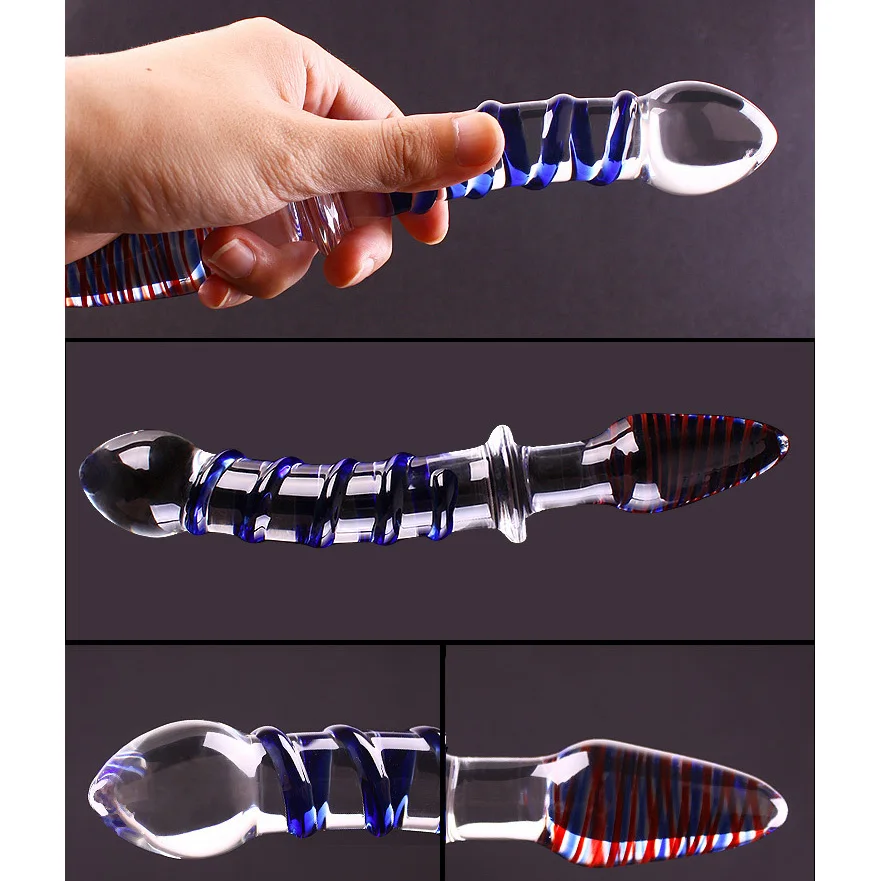 BDSM Sex crystal glass G-spot Vaginal Masturbation Anal Butt Plug Adult products for women men female male masturbation anal