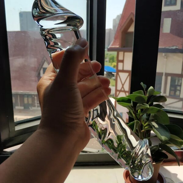 Huge double glass dildo fake penis crystal anal long dildos butt plug g-spot female masturbation Sex toys for women men gay shop