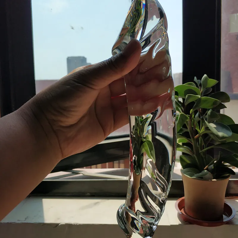 Huge double glass dildo fake penis crystal anal long dildos butt plug g-spot female masturbation Sex toys for women men gay shop