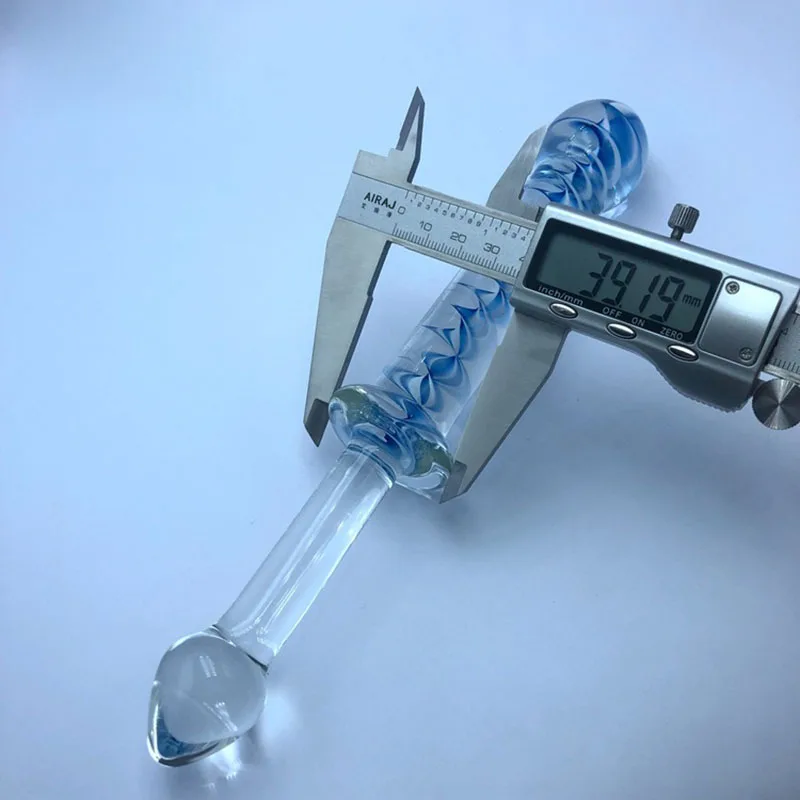 Crystal Glass Dildos Long Anal Plug Masturbation Sex Toys For Men Women Anal Dildo Expander Anal Butt Plug Glass Anus Sex Toys