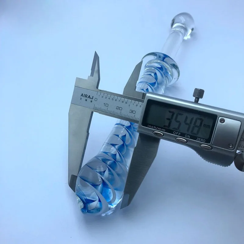 Crystal Glass Dildos Long Anal Plug Masturbation Sex Toys For Men Women Anal Dildo Expander Anal Butt Plug Glass Anus Sex Toys