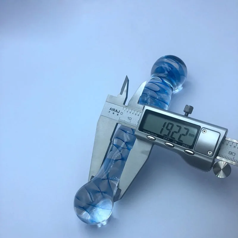 Crystal Glass Dildos Long Anal Plug Masturbation Sex Toys For Men Women Anal Dildo Expander Anal Butt Plug Glass Anus Sex Toys