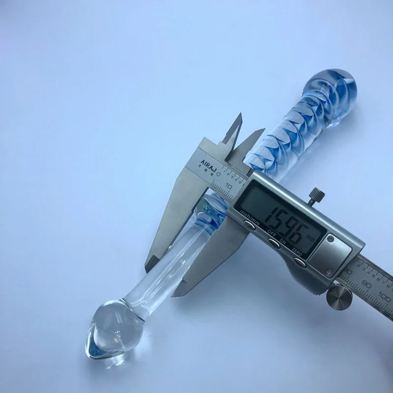 Crystal Glass Dildos Long Anal Plug Masturbation Sex Toys For Men Women Anal Dildo Expander Anal Butt Plug Glass Anus Sex Toys