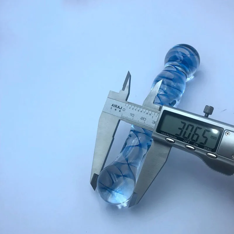 Crystal Glass Dildos Long Anal Plug Masturbation Sex Toys For Men Women Anal Dildo Expander Anal Butt Plug Glass Anus Sex Toys