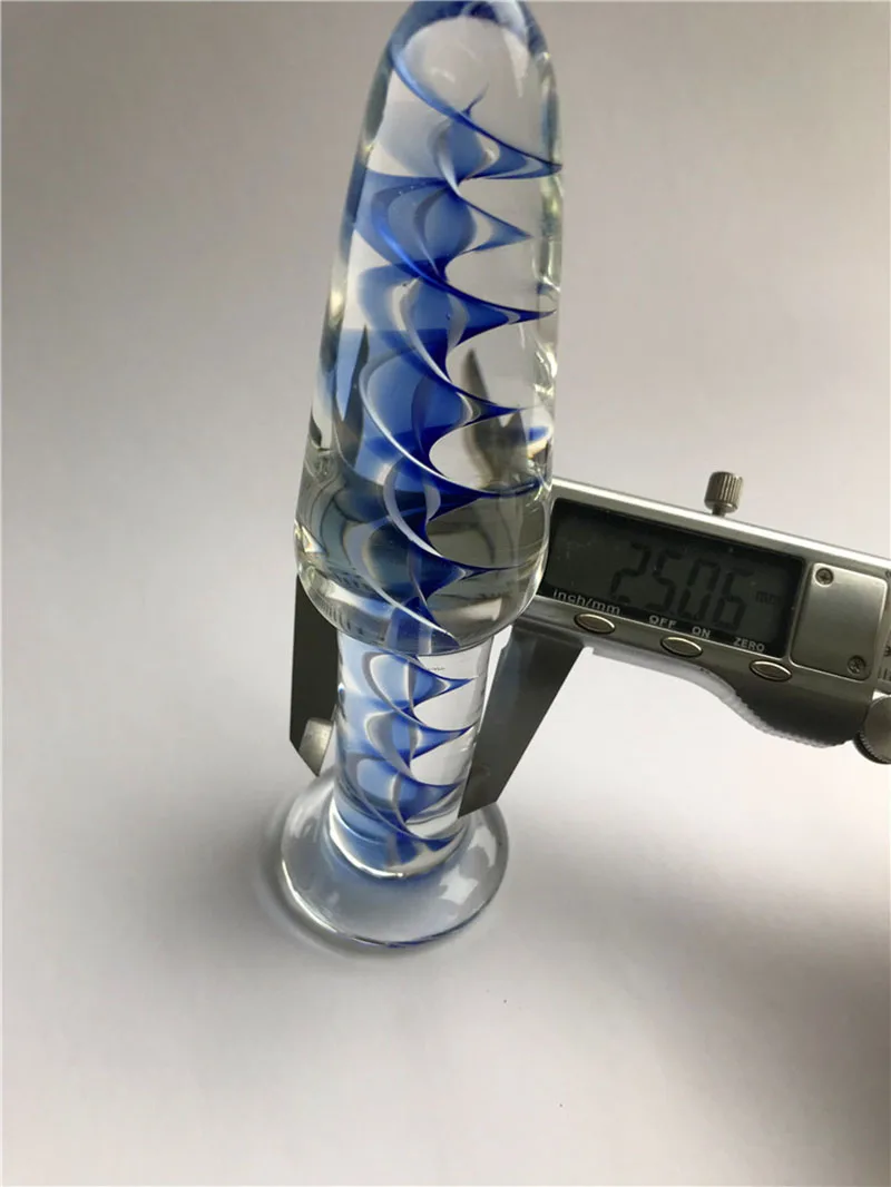 Crystal Glass Dildos Long Anal Plug Masturbation Sex Toys For Men Women Anal Dildo Expander Anal Butt Plug Glass Anus Sex Toys
