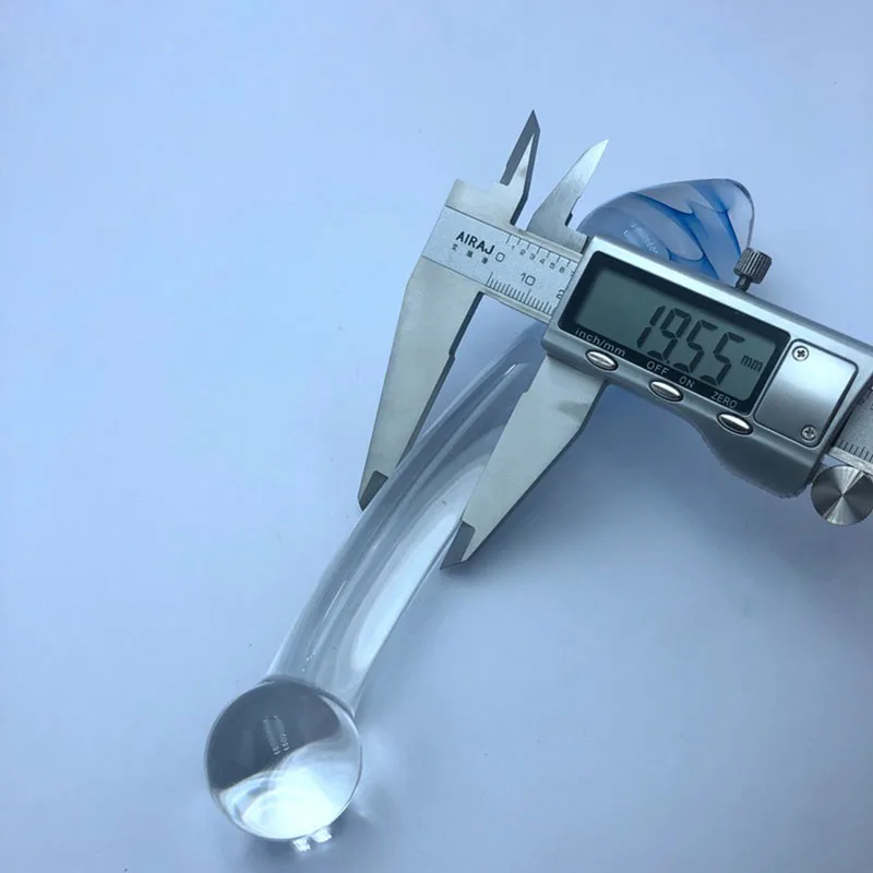 Crystal Glass Dildos Long Anal Plug Masturbation Sex Toys For Men Women Anal Dildo Expander Anal Butt Plug Glass Anus Sex Toys
