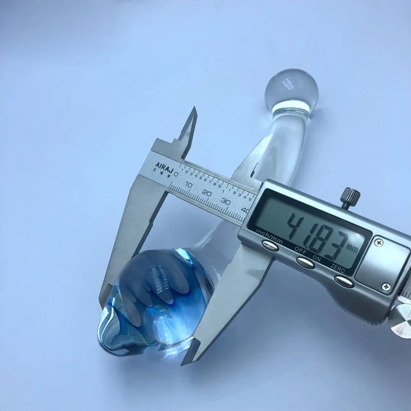 Crystal Glass Dildos Long Anal Plug Masturbation Sex Toys For Men Women Anal Dildo Expander Anal Butt Plug Glass Anus Sex Toys