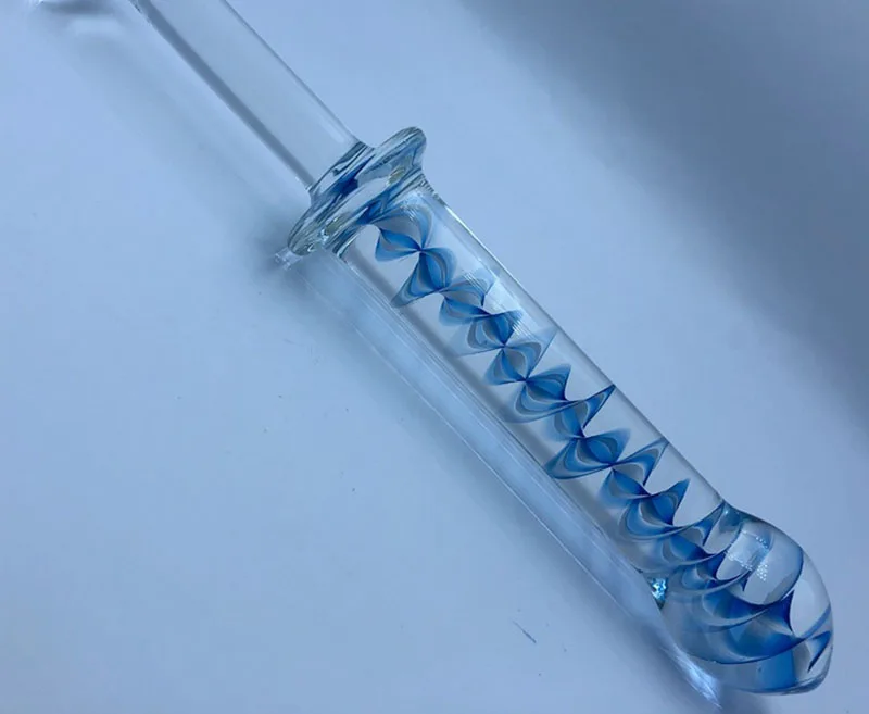 Crystal Glass Dildos Long Anal Plug Masturbation Sex Toys For Men Women Anal Dildo Expander Anal Butt Plug Glass Anus Sex Toys