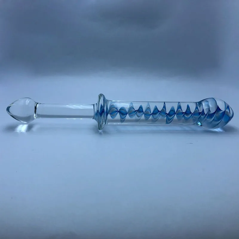 Crystal Glass Dildos Long Anal Plug Masturbation Sex Toys For Men Women Anal Dildo Expander Anal Butt Plug Glass Anus Sex Toys