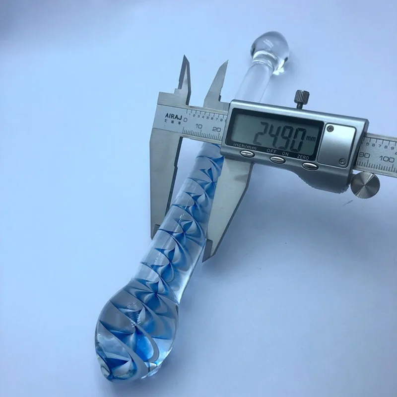 Crystal Glass Dildos Long Anal Plug Masturbation Sex Toys For Men Women Anal Dildo Expander Anal Butt Plug Glass Anus Sex Toys