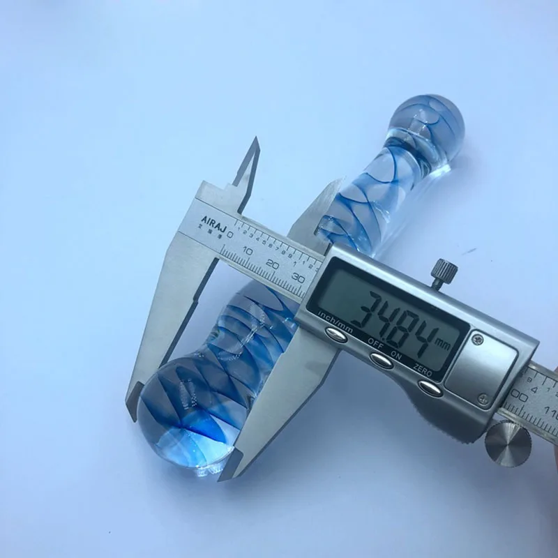 Crystal Glass Dildos Long Anal Plug Masturbation Sex Toys For Men Women Anal Dildo Expander Anal Butt Plug Glass Anus Sex Toys