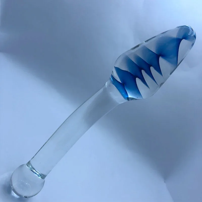 Crystal Glass Dildos Long Anal Plug Masturbation Sex Toys For Men Women Anal Dildo Expander Anal Butt Plug Glass Anus Sex Toys