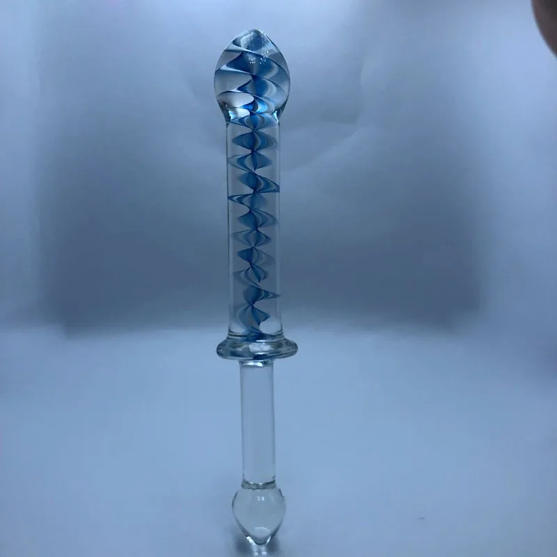 Crystal Glass Dildos Long Anal Plug Masturbation Sex Toys For Men Women Anal Dildo Expander Anal Butt Plug Glass Anus Sex Toys
