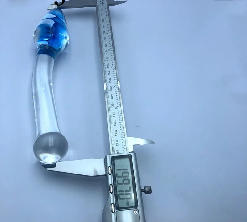 Crystal Glass Dildos Long Anal Plug Masturbation Sex Toys For Men Women Anal Dildo Expander Anal Butt Plug Glass Anus Sex Toys