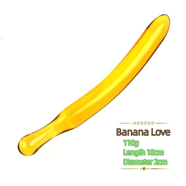 Fruits/Vegetables Stylized Dildos Artificial Penis 100g 18*2cm Glass Masturbators for Girls Sex Toys For Women SM BDSM