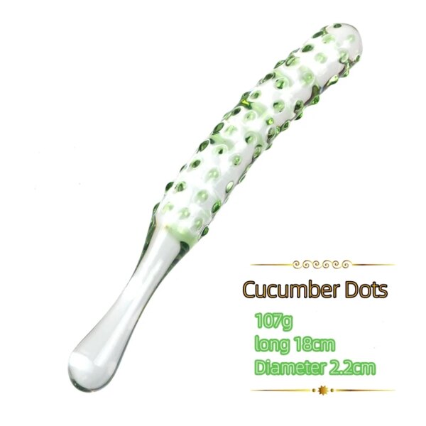 Fruits/Vegetables Stylized Dildos Artificial Penis 100g 18*2cm Glass Masturbators for Girls Sex Toys For Women SM BDSM