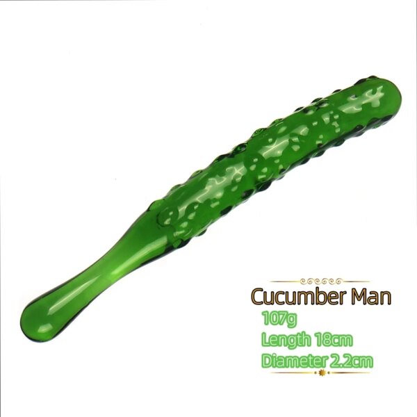Fruits/Vegetables Stylized Dildos Artificial Penis 100g 18*2cm Glass Masturbators for Girls Sex Toys For Women SM BDSM